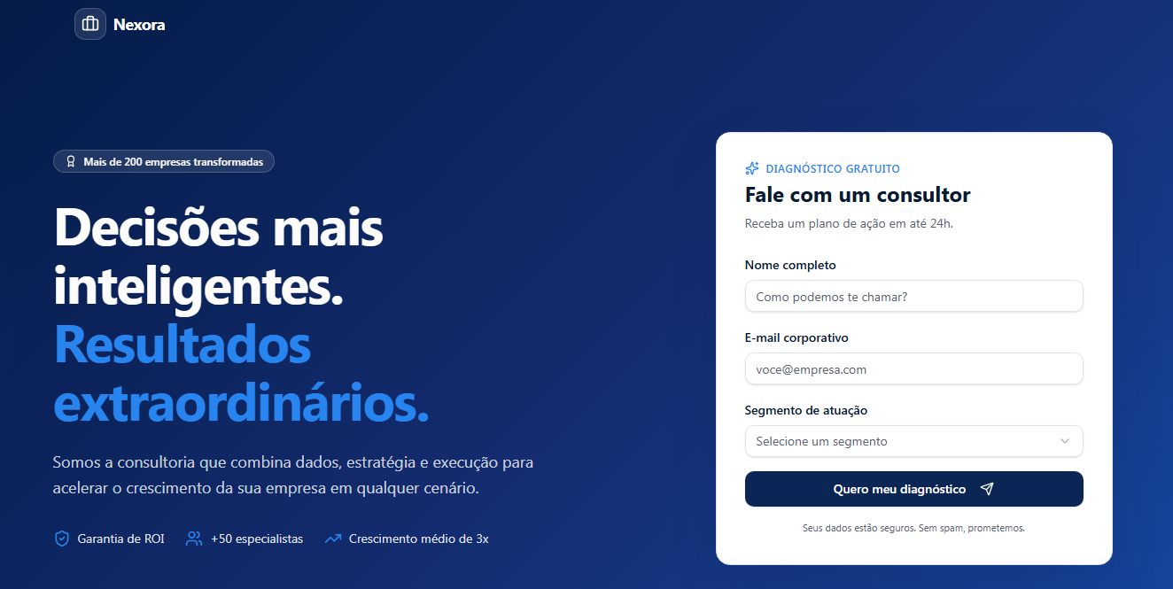 Landing Page para Leads